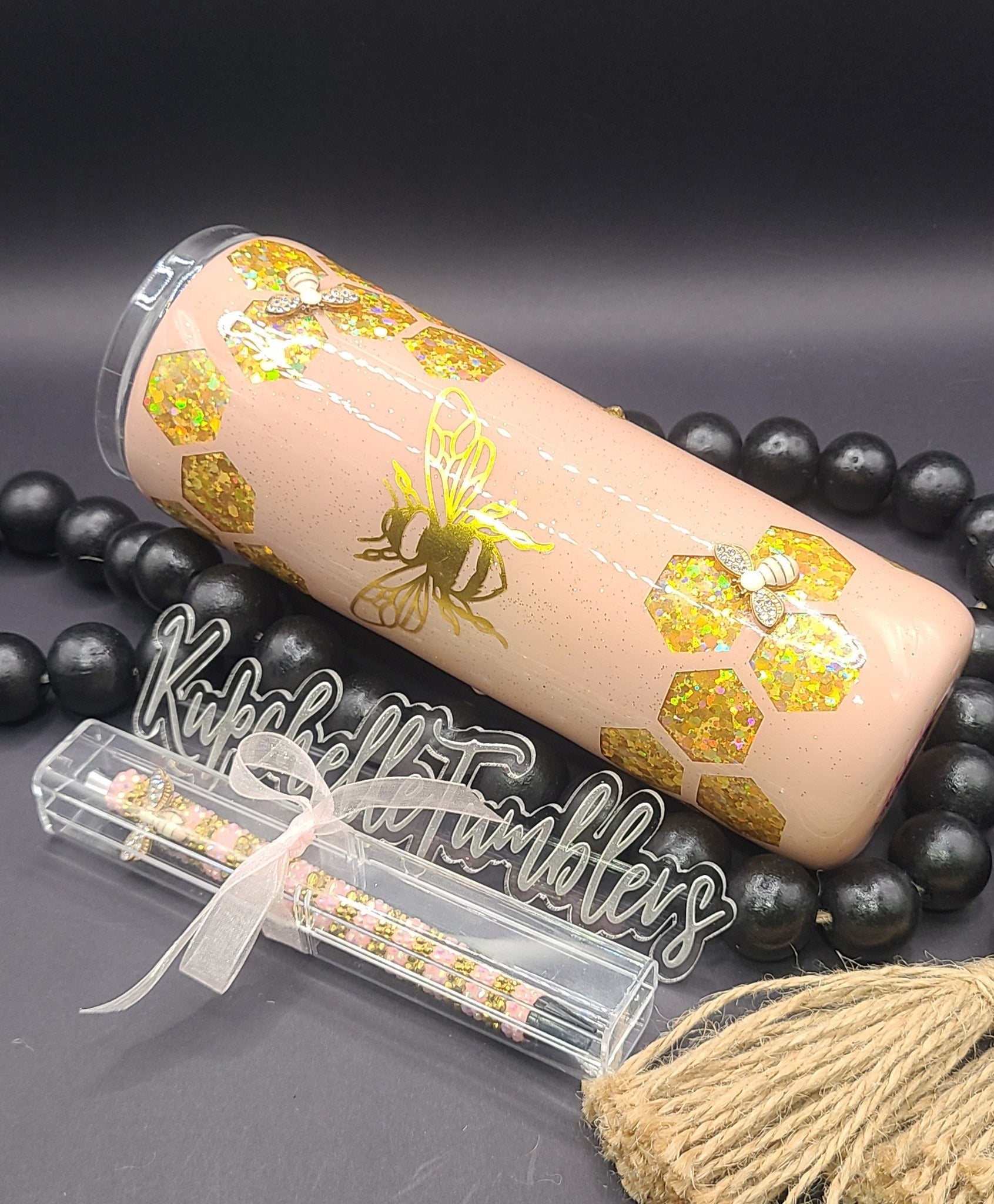 Pink Honeybee & Pen Set